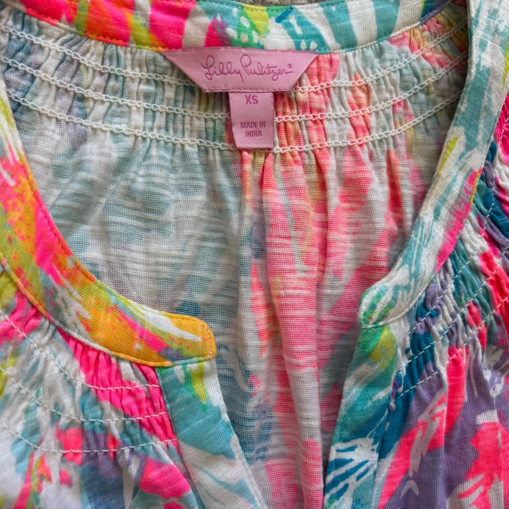 LILLY PULITZER ESSIE DRESS SIZE XS PRETTY PREPPY VACATION CASUAL - Picture 4 of 7